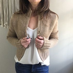 Vintage American Eagle Wool Blend Cropped Cardigan